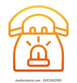 Emergency Call Icon Element For Design And Vector