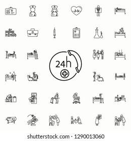 emergency call icon. Hospital icons universal set for web and mobile