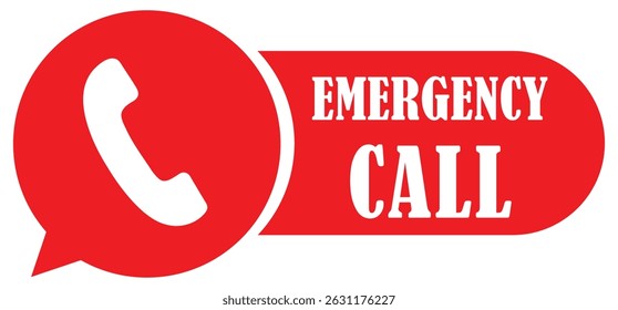 Emergency call icon set collection on white background. Emergency call button red design. Red and black phone emergency alert graphic. Emergency contact call icon design. service contact vector 