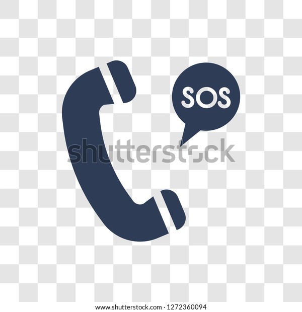 Emergency\
Call icon. Trendy Emergency Call logo concept on transparent\
background from Health and Medical\
collection