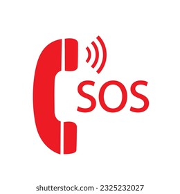 emergency call icon vector design