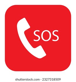 diseño vectorial de icono de llamada de emergencia