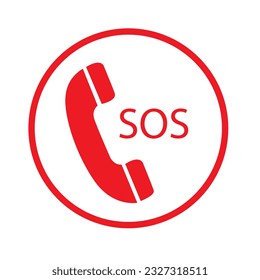 emergency call icon vector design