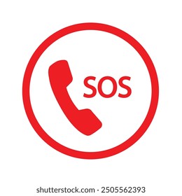 emergency call icon vector design