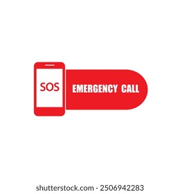 emergency call icon vector design