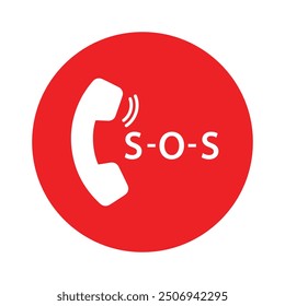 emergency call icon vector design