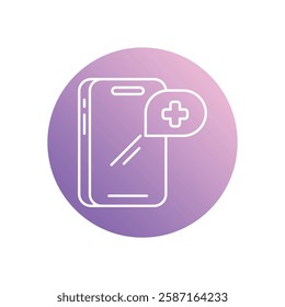 Emergency Call icon vector stock illustration