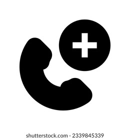 emergency call icon for your website, mobile, presentation, and logo design.