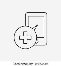 emergency call line icon