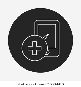 emergency call line icon