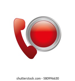 Emergency call line icon vector illustration graphic design
