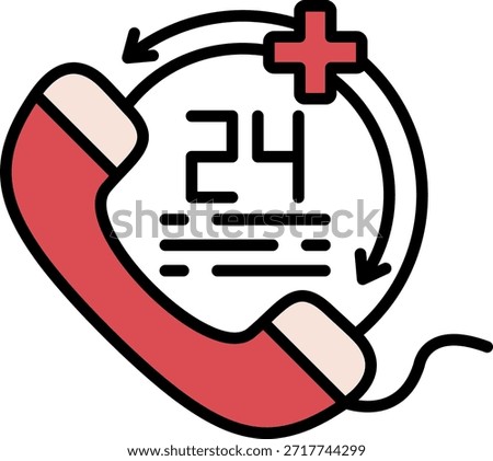 Emergency call New Creative Icon Design Vector
