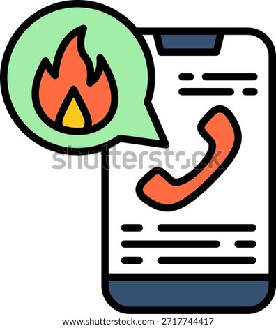 Emergency Call New Creative Icon Design Vector