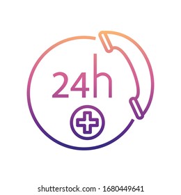 emergency call nolan icon. Simple thin line, outline vector of Hospital icons for ui and ux, website or mobile application