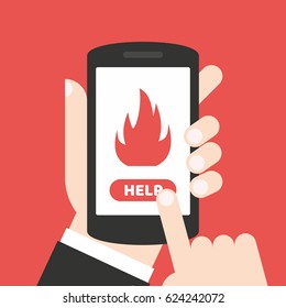 Emergency call number 112 - concept