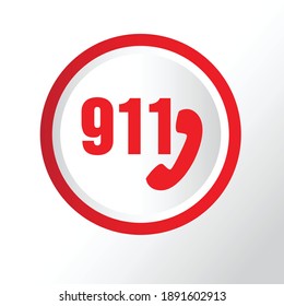 Emergency call point . Eps 10 vector