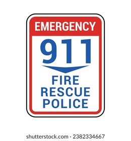 Emergency call sign isolated on white background. Hotline symbol modern, simple, vector, icon for website design, mobile app, ui. Vector Illustration