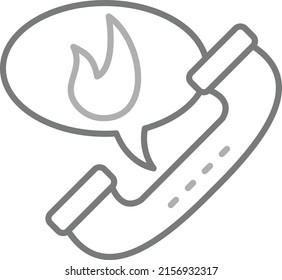 Emergency Call vector icon. Can be used for printing, mobile and web applications.