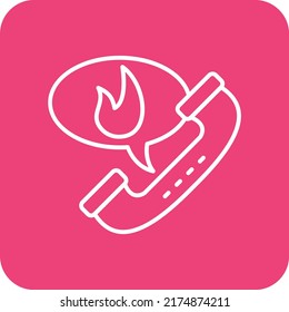 Emergency Call vector icon. Can be used for printing, mobile and web applications.