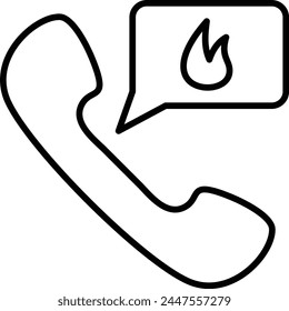 Emergency Call vector icon. Can be used for printing, mobile and web applications.