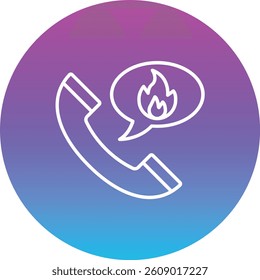 Emergency Call vector icon. Can be used for printing, mobile and web applications.