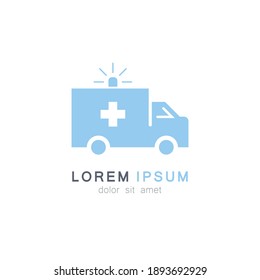 Emergency car icon. Vector illustration