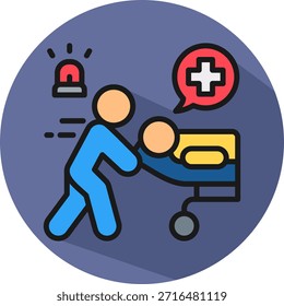 Emergency Care Icon isometric Vector Illustration