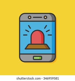 emergency cellphone mobile icon