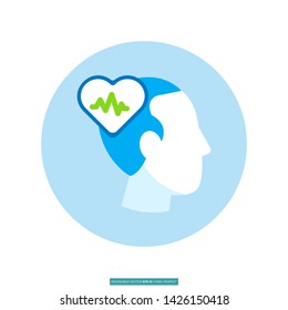 Emergency Contact Icon Vector Illustration Logo Template