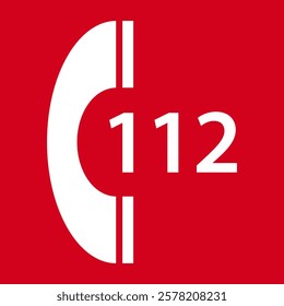 Emergency contact sign. Emergency call icon. SOS emergency call. Emergency message. SOS icon.112 calling. Hotline concept. First aid