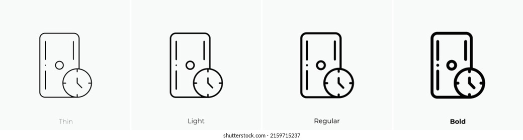emergency contraception icon. Linear style sign isolated on white background. Vector illustration.