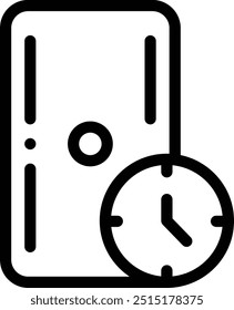 Symbol für Notfallverhütung. Design mit dünnen linearen Stilen einzeln auf weißem Hintergrund