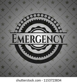 Emergency dark badge