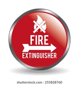 Emergency design over white background.