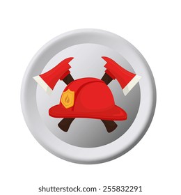 Emergency design over white background.