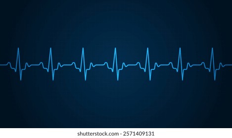 Emergency ekg monitoring. heart pulse. Heart beat. Electrocardiogram