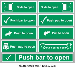 Emergency escape sign symbols are designed to provide clear and concise information on how to exit a building or area safely in case of an emergency. 