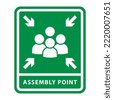 assembly point sign