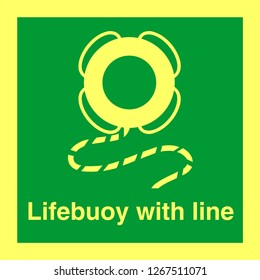 EMERGENCY EVACUATION IMO SIGN 