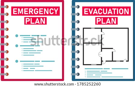 Emergency and Evacuation plan on paper