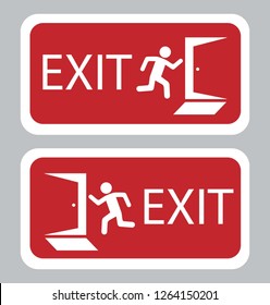 Emergency exit board