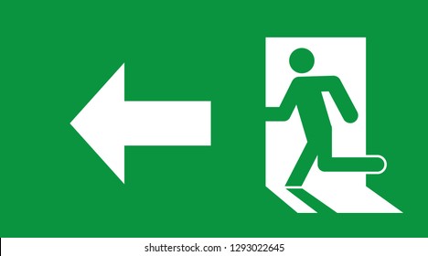 emergency exit images stock