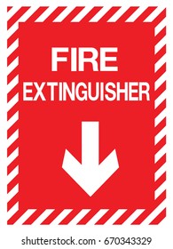 Fire Extinguisher Sign Stock Illustration 172776857 | Shutterstock