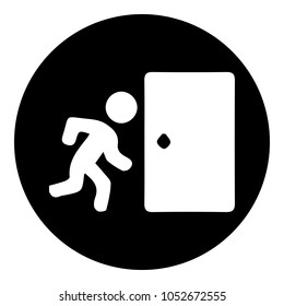 emergency exit icon