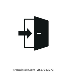 Emergency Exit icon. Simple Emergency Exit icon for social media, app and web design. Vector illustration.