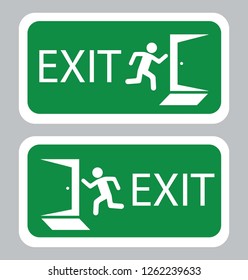 Emergency Exit icon - Vector