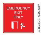 emergency exit icon vector illustration design