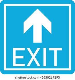Emergency Exit Icon. Vector illustration of running man and exit door sign. Escape and evacuation symbol. Various exit sign isolated white background.Evacuation and relocation of people to safety.