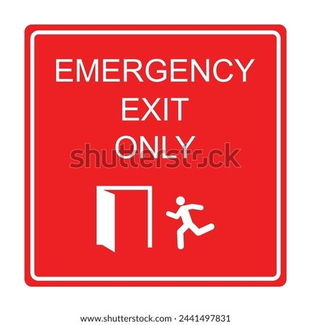 emergency exit icon vector illustration design