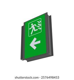 Emergency Exit, Industrial Safety Equipment illustration